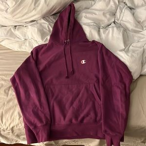 Champion Reverse Weave Hoodie Plum